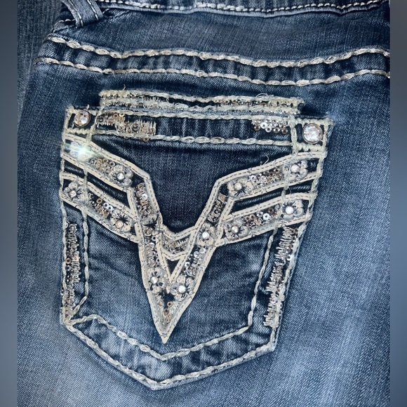 Vigoss Women’s Bling Jeans Sz 7/8 - Picture 3 of 4